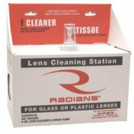 RADIANS Lcs161200 Cleaning Station Lrg16oz Solution/1200 Tissues 893712000